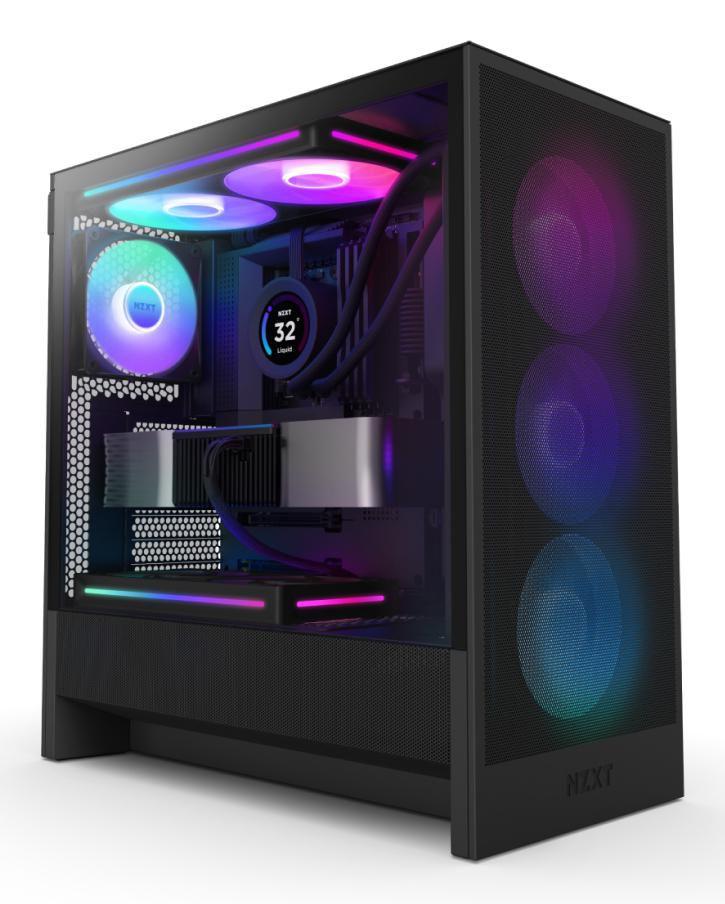 H5 Flow RGB, Torre MIDI, PC, Black, ATX, EATX, Micro ATX, Mini-ITX, SGCC, Housing