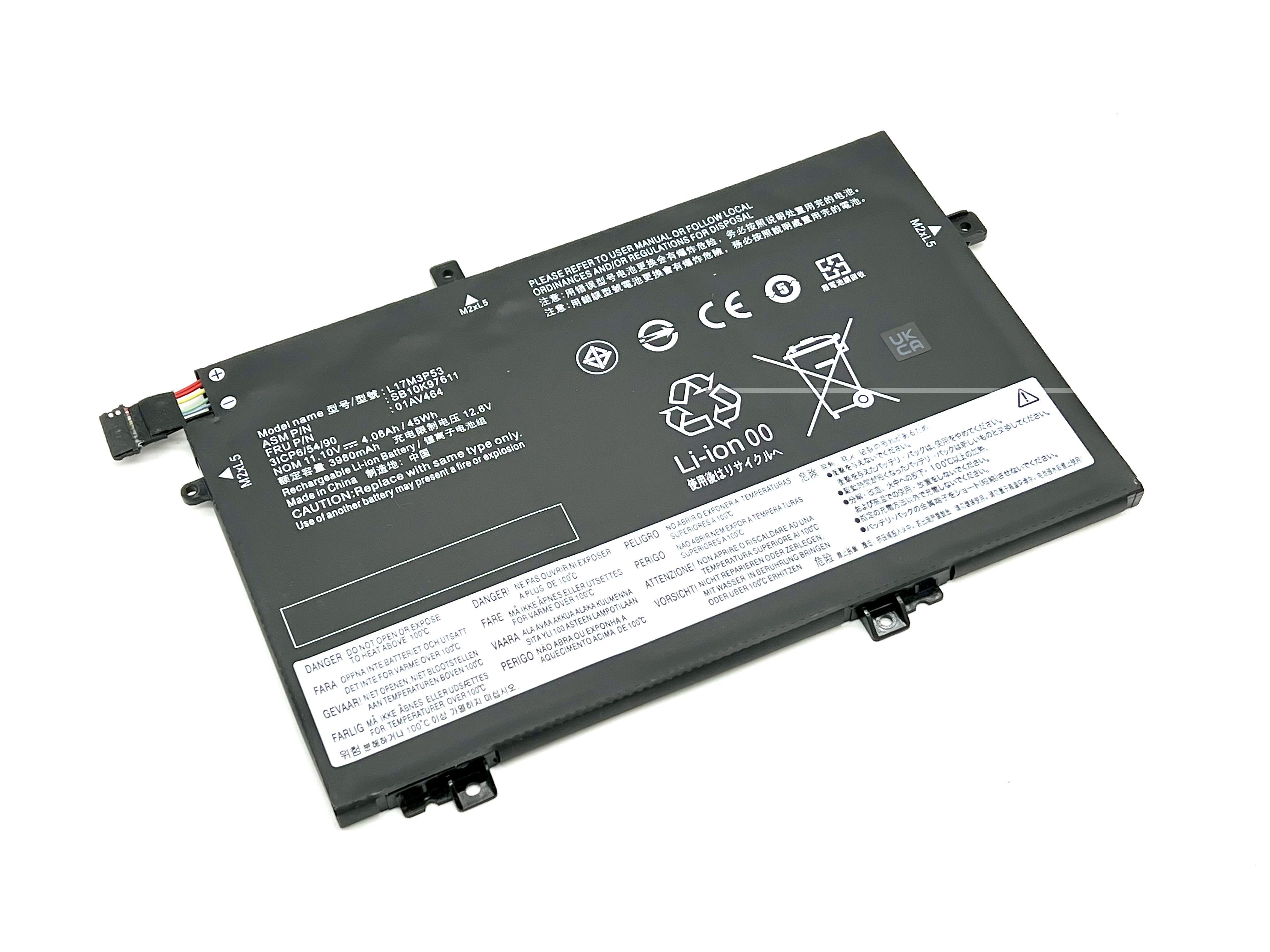 BTI 3C Battery LENOVO ThinkPad L480 ThinkPad L480-20LS001AGE OEM 01AV466 L17C3P52 L17M3P53