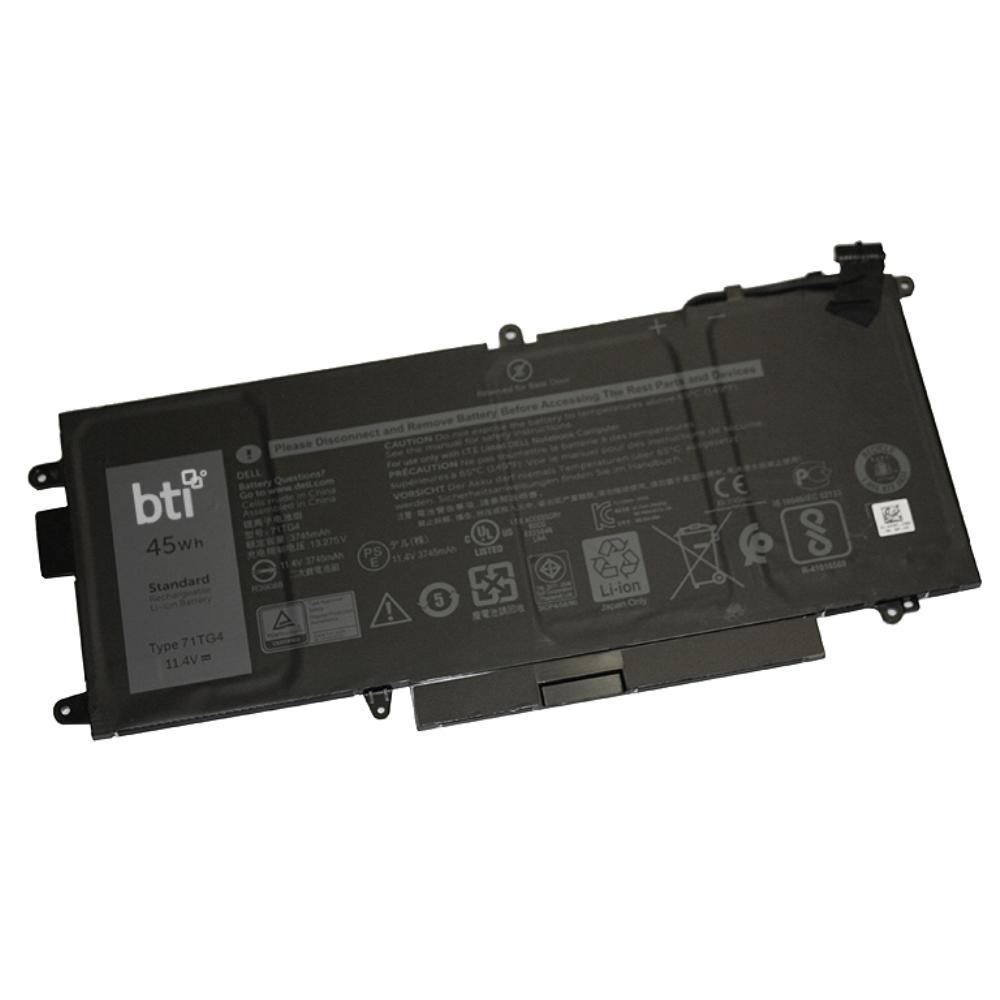 Replacement Battery for Latitude 5289 5289 2 in 1 replacing OEM part numbers 71TG4 X49C1 CFX97 // 11.4V 3745mAh 45Whr