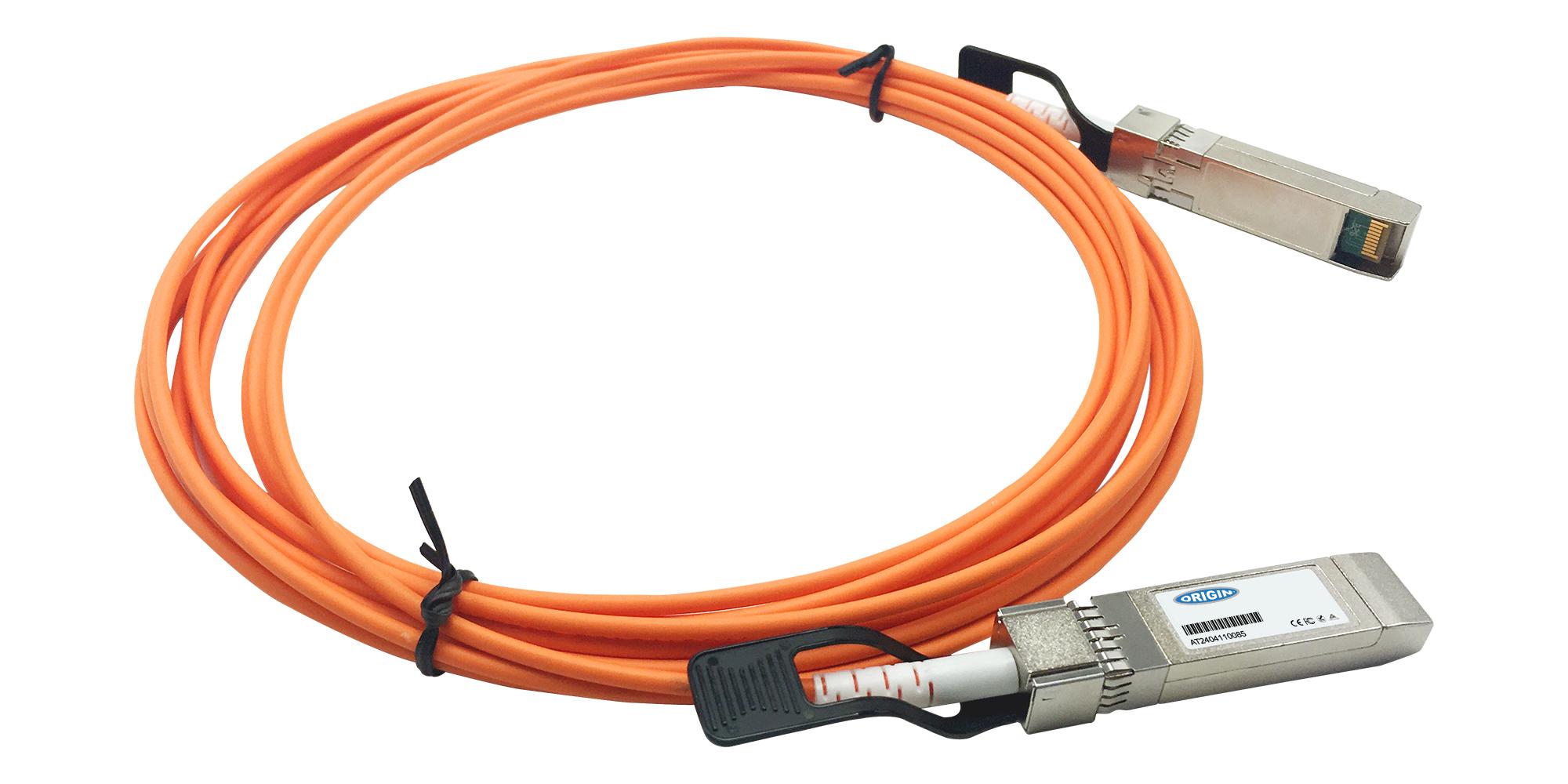 Origin Storage 10GE-SFPP-AOC-0201-OS cavo InfiniBand e in fibra ottica 2 m SFP Arancione Colore acqua