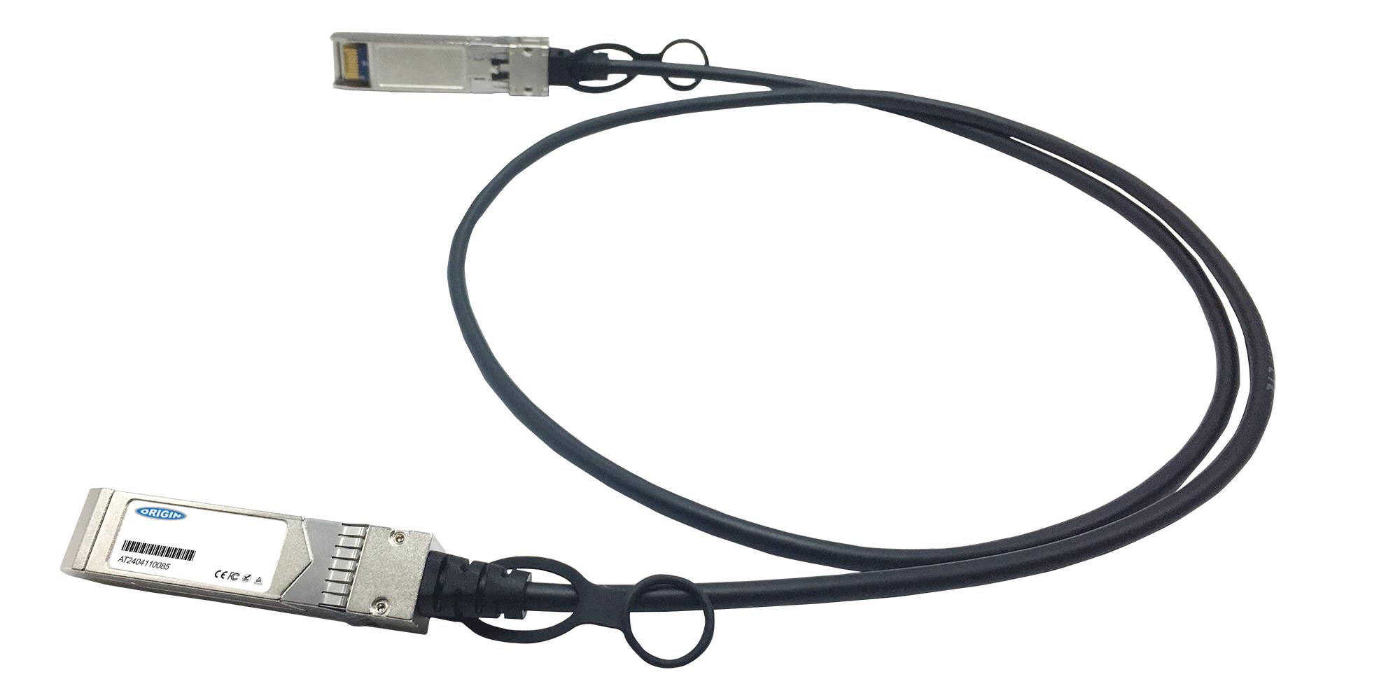 Origin Storage 10G-SFPP-TWX-P-0201-OS cavo InfiniBand e in fibra ottica 2 m SFP DAC Nero