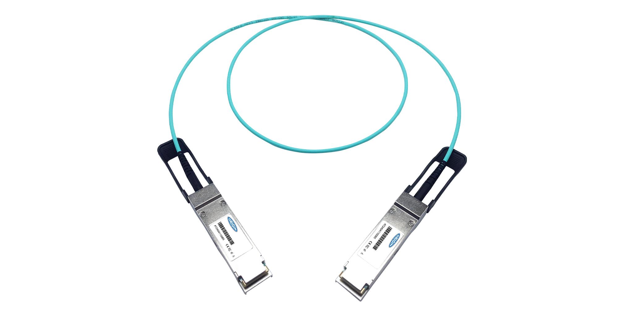 Origin Storage SPTMBP1PACDF005-OS cavo InfiniBand e in fibra ottica 5 m QSFP28 AOC Arancione Colore acqua