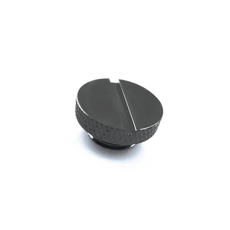 XSPC G1/4 Stop Plug - [Black Chrome] V2