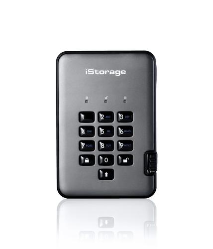 iStorage diskAshur PRO2 disco rigido esterno 2000 GB Nero, Grafite
