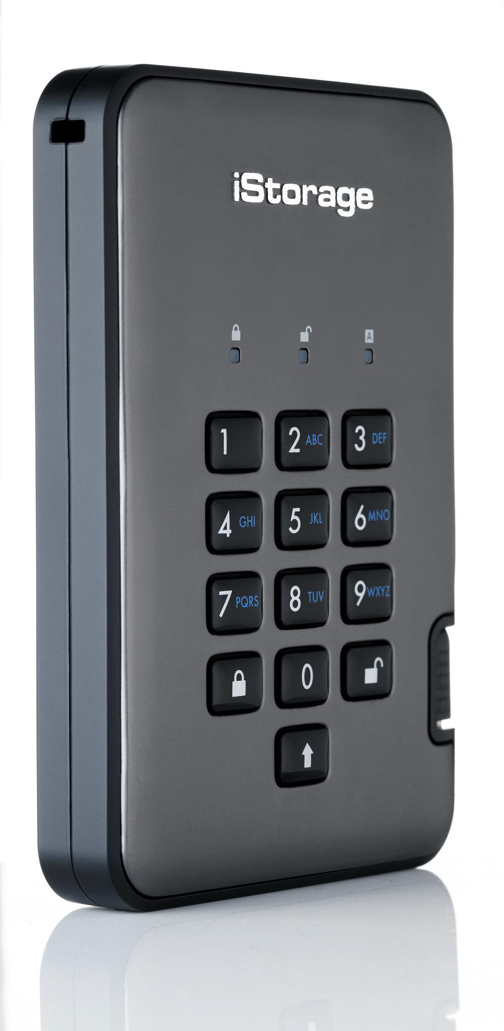 iStorage DiskAshur Pro2 8 TB Nero Grafite (iStorage diskAshur Pro2 SSD 8TB Graphite)