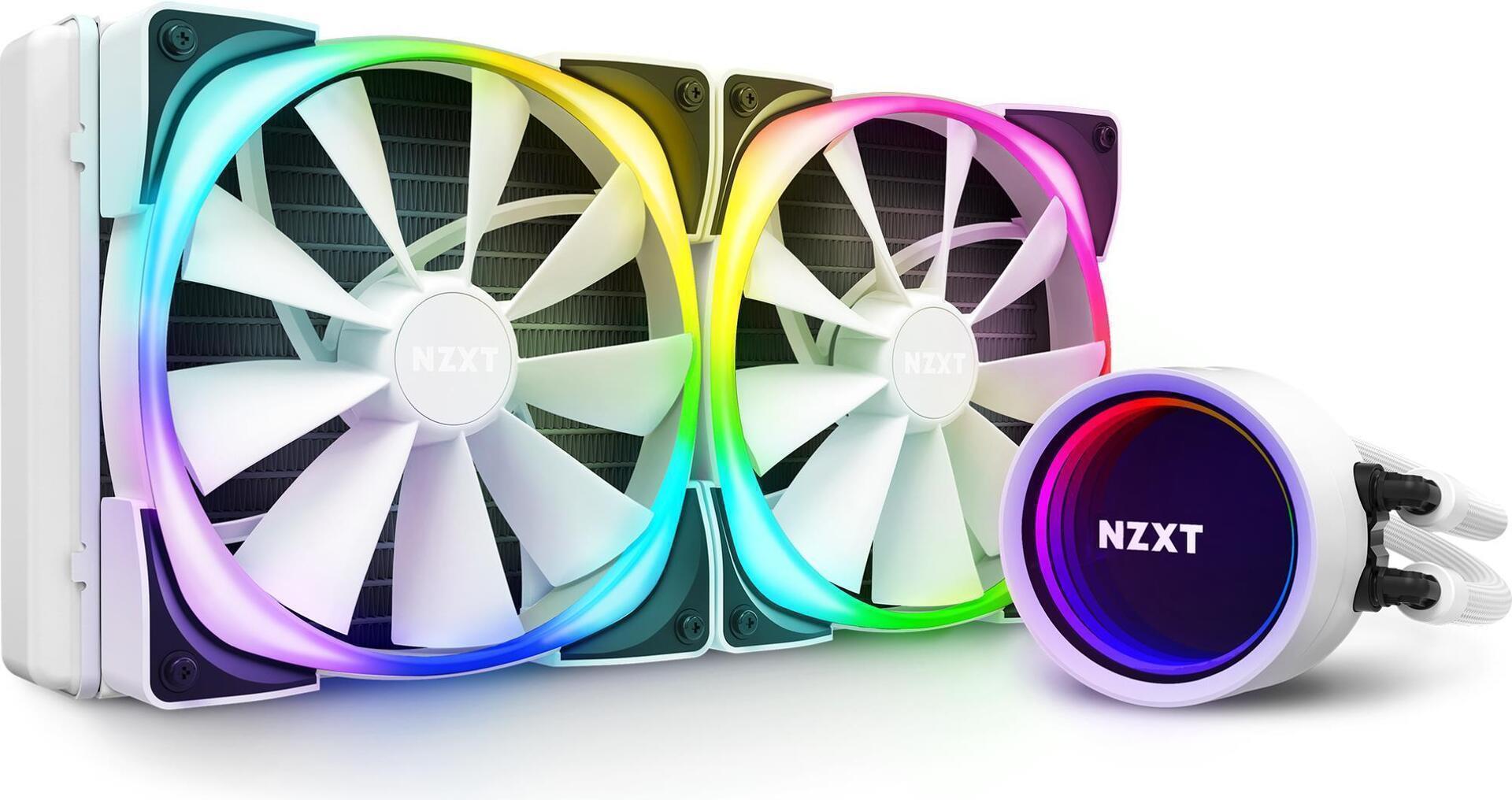 NZXT Kraken X63 RGB Processors flydende klesystem 1-pack Hvid 140 mm