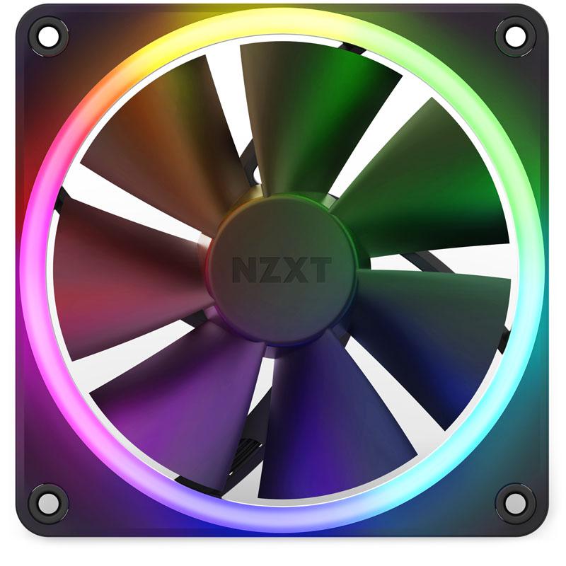 NZXT F120 RGB Case per computer Ventilatore 12 cm Nero 1 pz (NZXT F120 RGB 120mm Single [Black])