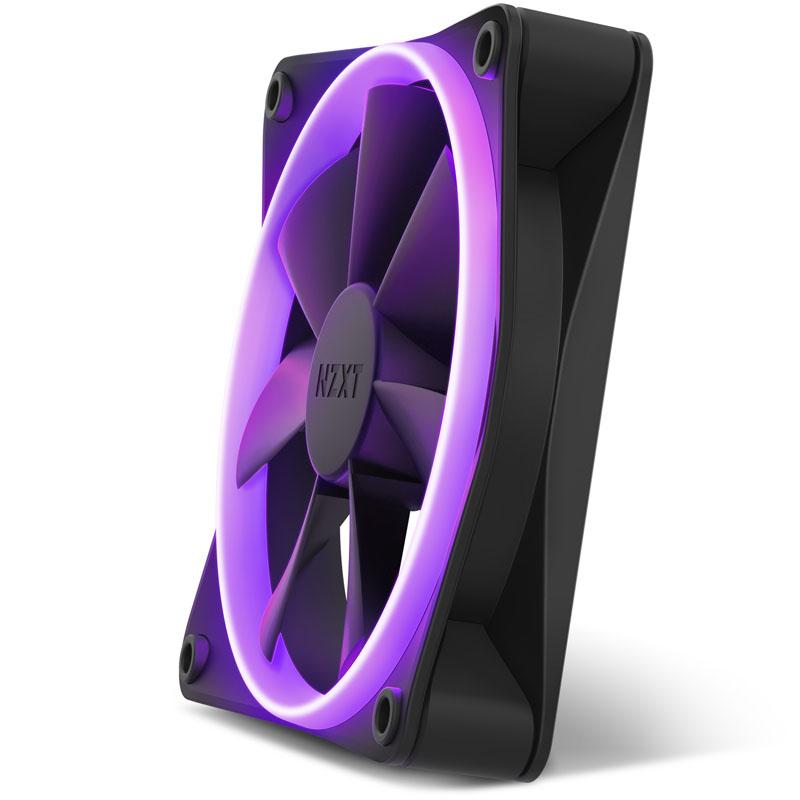 NZXT F120 RGB Case per computer Ventilatore 12 cm Nero 1 pz (NZXT F120 RGB 120mm Single [Black])