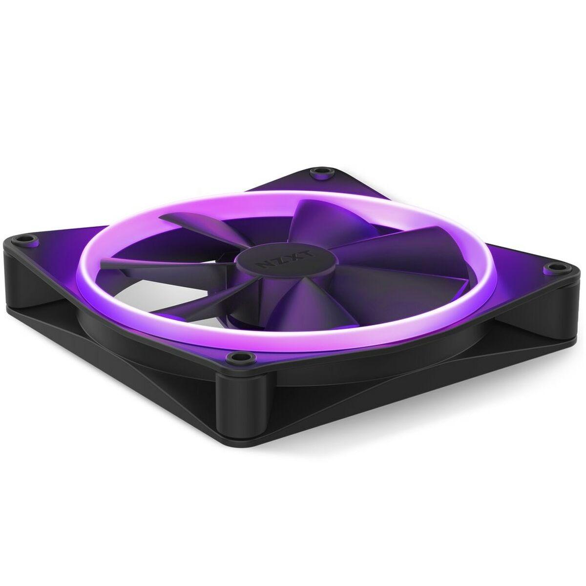 NZXT F140 RGB Case per computer Ventilatore 14 cm Nero 1 pz (NZXT F140 RGB 140mm Single [Black])