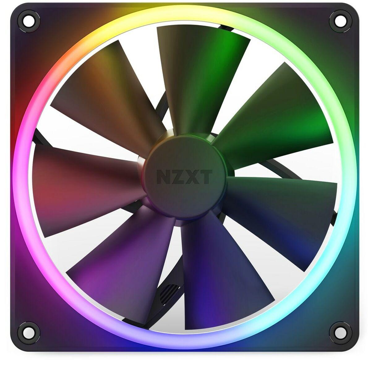 NZXT F140 RGB Case per computer Ventilatore 14 cm Nero 1 pz (NZXT F140 RGB 140mm Single [Black])