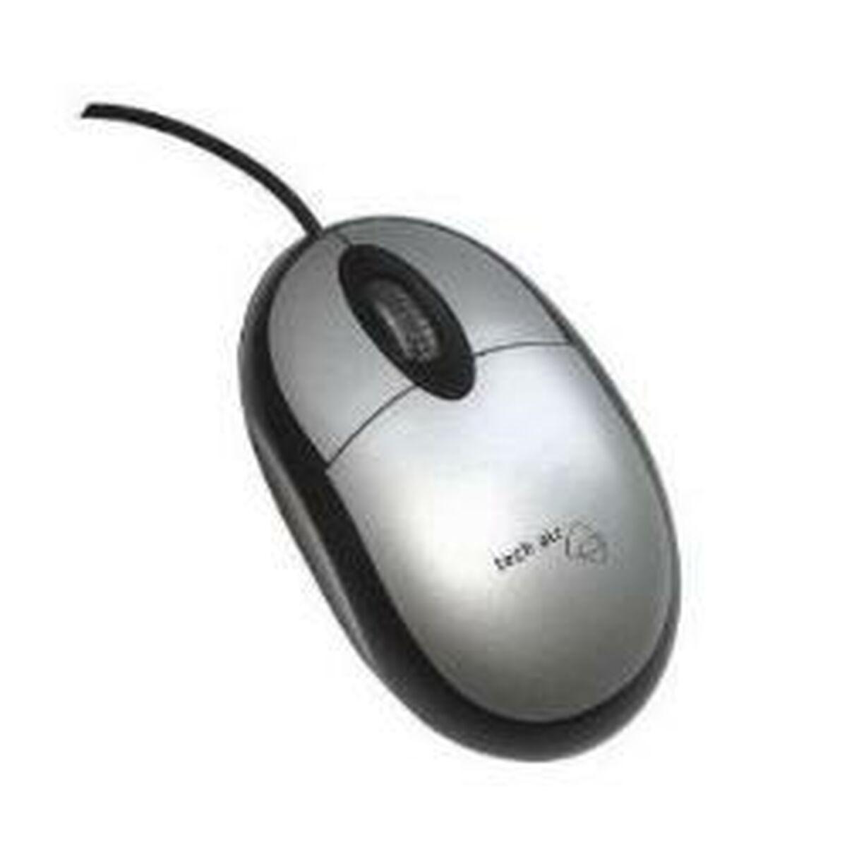 Techair XM301v2 mouse Ambidestro USB tipo A 1000 DPI (XM301v2 Mouse Notebook Silver/Black USB Blister 1Year warranty)