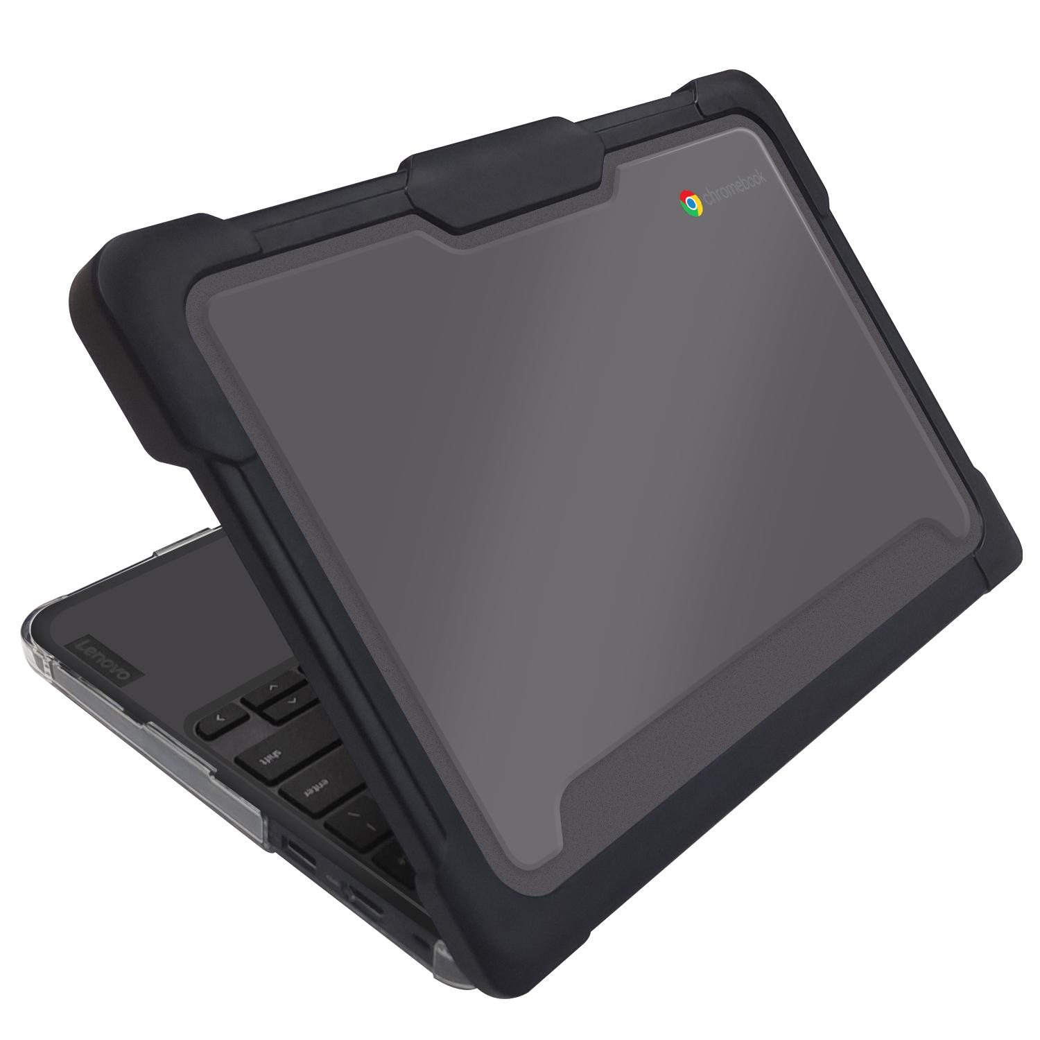 Techair Classic pro 29,5 cm (11.6") Custodia rigida Nero, Trasparente