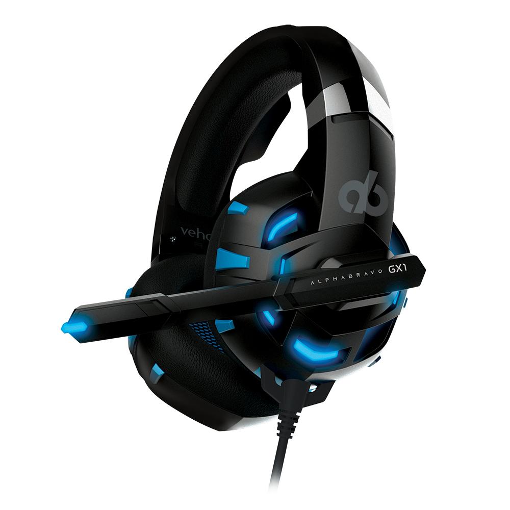 Veho VAB-001-GX1 cuffia e auricolare Cablato A Padiglione Giocare Nero