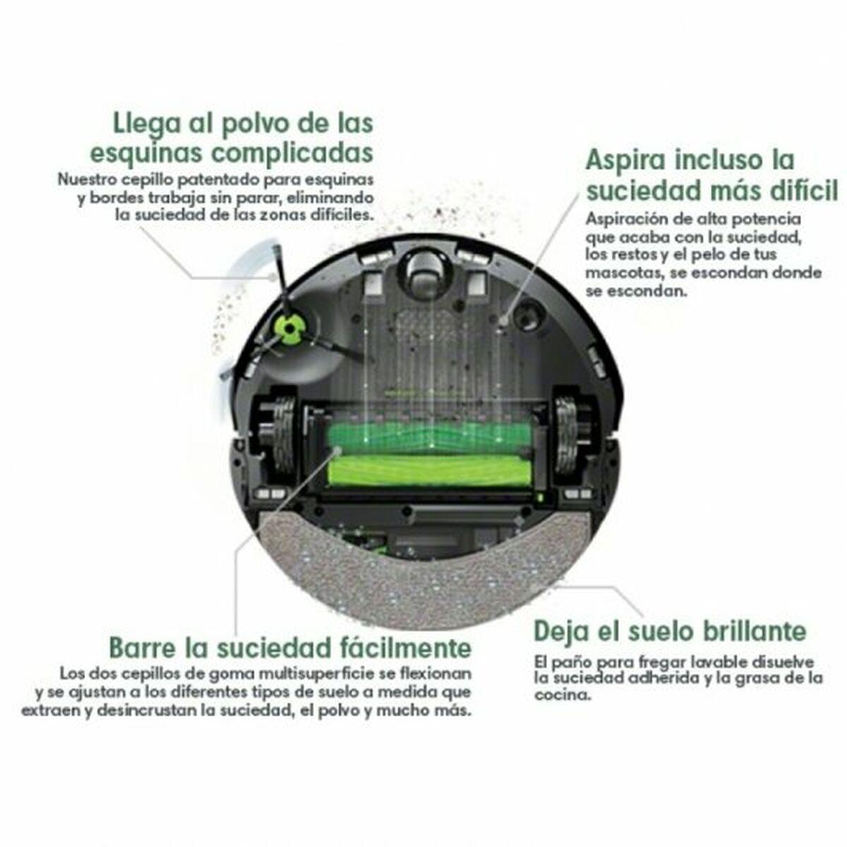 Robot aspirapolvere iRobot Roomba Combo j7 con connessione WiFi