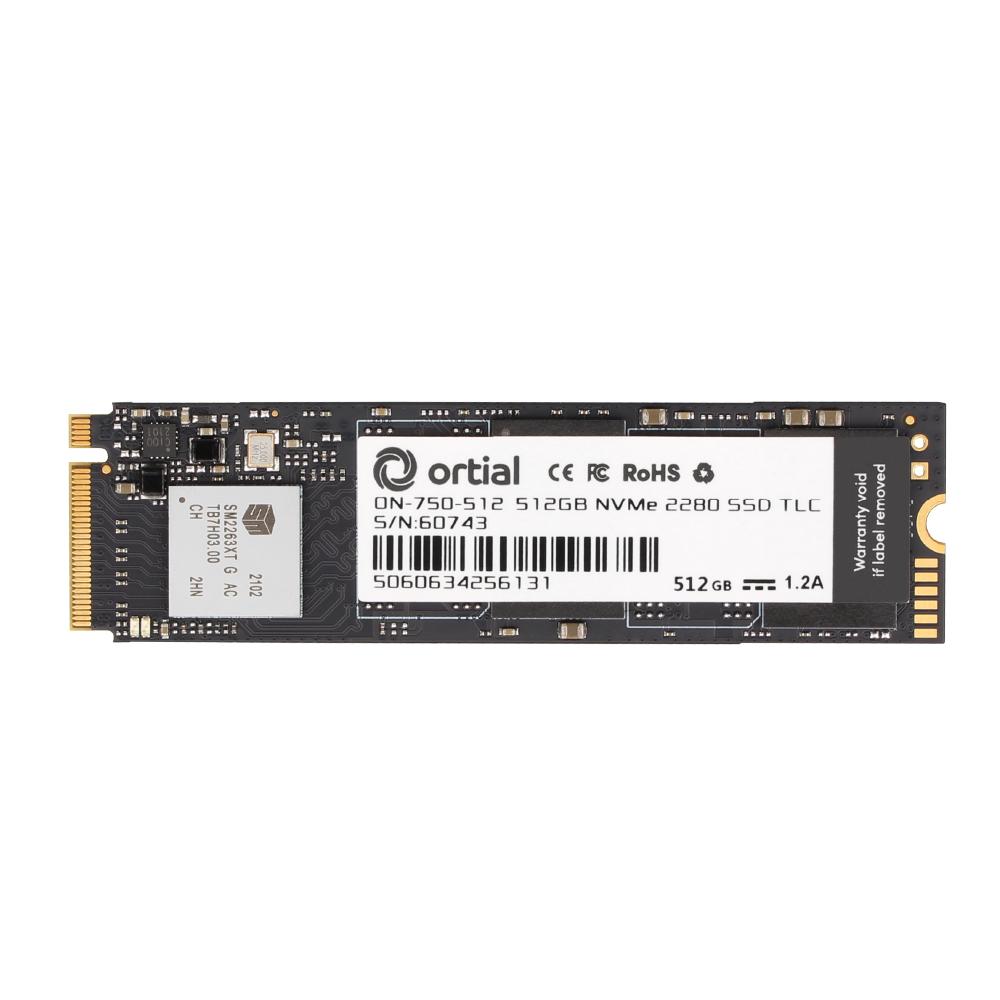 Ortial ON-750-512 drives allo stato solido M.2 512 GB PCI Express 3.0 TLC NVMe