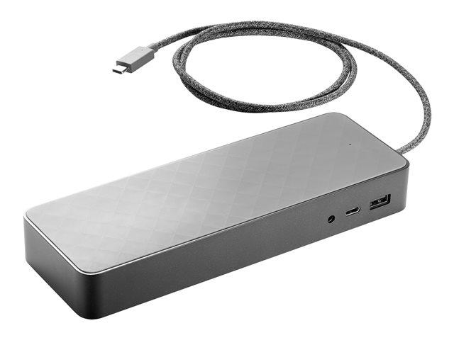Grade A Certified Refurbished N1K6B70860 replicatore di porte e docking station per notebook USB tipo-C Nero (HP USB-C UNIVERSA