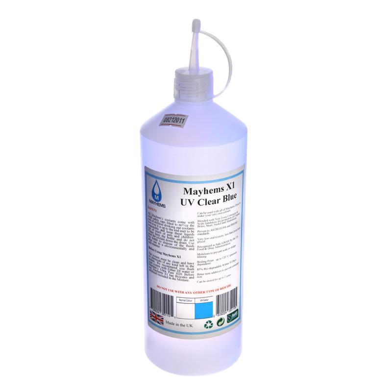 Mayhems X1 UV Clear Blue Premixed Watercooling Fluid 1L