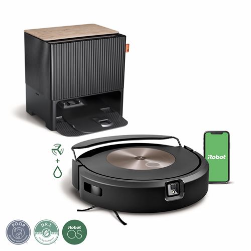 iRobot Roomba Combo j9+ Robot Aspirapolvere Sacchetti per la polvere Nero (J955840)