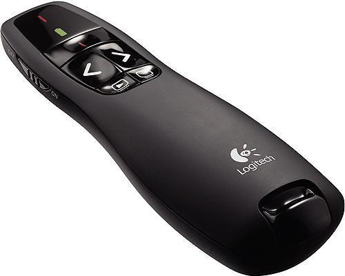 Logitech Wireless Presenter R400 puntatore wireless RF Nero