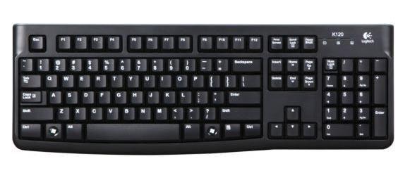 Logitech Keyboard K120 for Business tastiera USB Nordic Nero (Logitech K120 for Business - Tastiera - USB - Nordico)