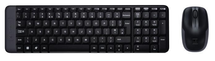 Logitech Wireless Combo MK220 tastiera Mouse incluso RF Wireless QWERTZ Ungherese Nero
