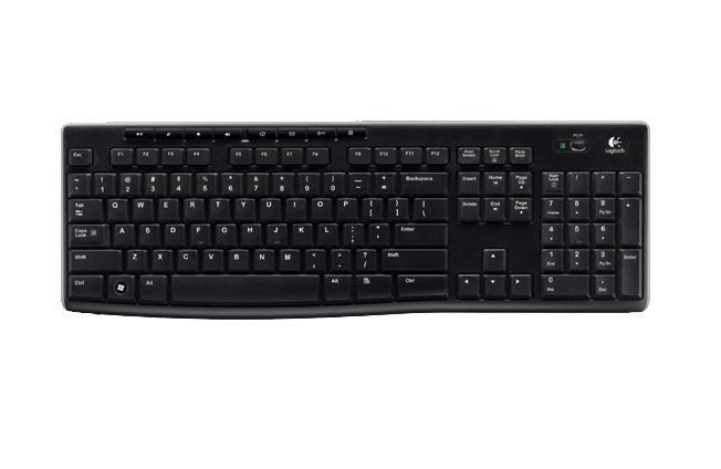 Logitech Wireless Keyboard K270 tastiera RF Wireless QWERTY Nordic (WIRELESS KEYBOARD K270 - PAN NORDIC LAYOUT /NEW JAN 2012) -