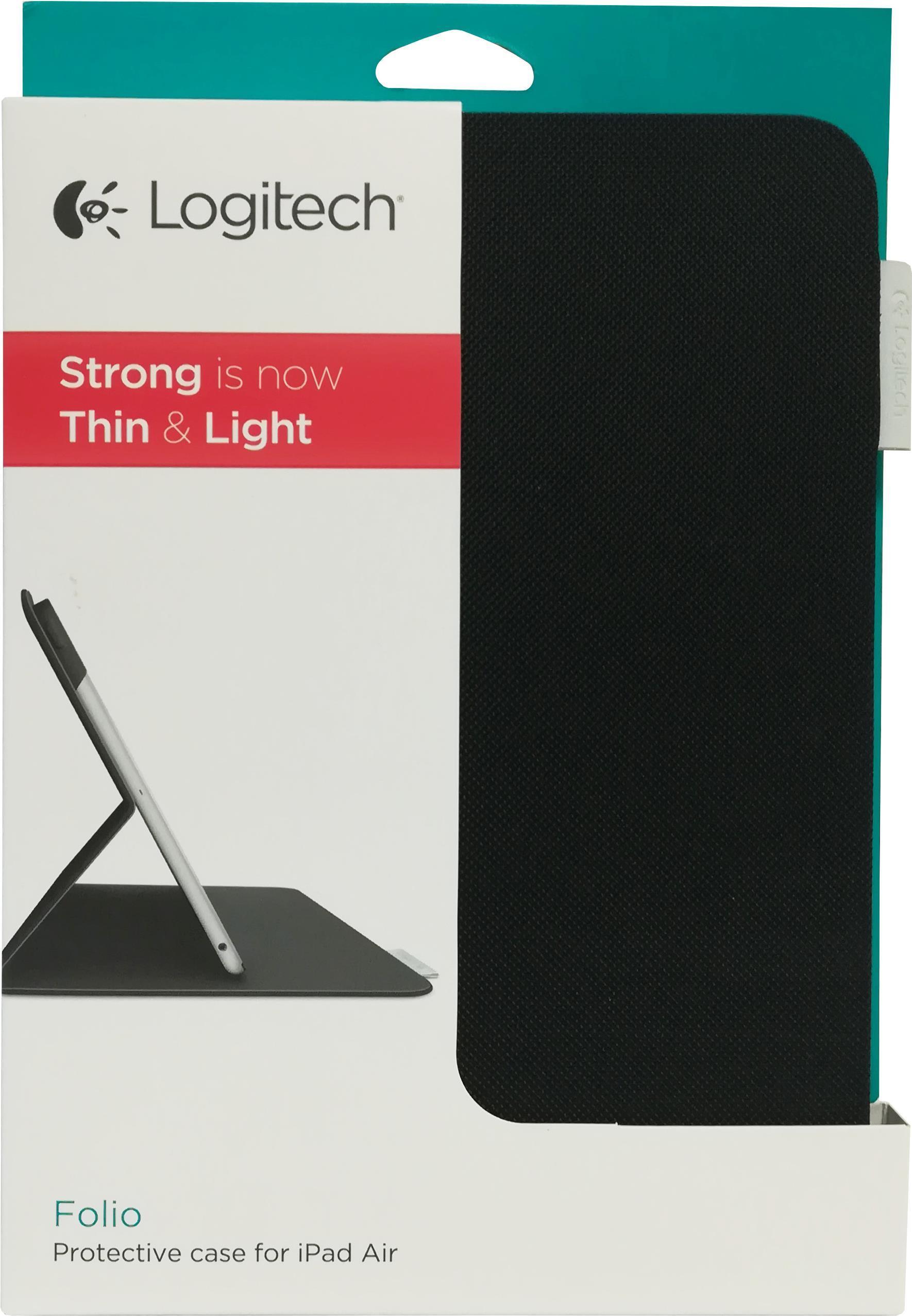 Custodia protettiva Logitech Folio (per iPad Air in nero carbone) (99921189)