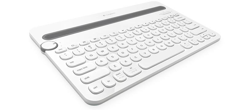 Logitech Bluetooth Multi-Device Keyboard K480 tastiera QWERTZ Tedesco Bianco