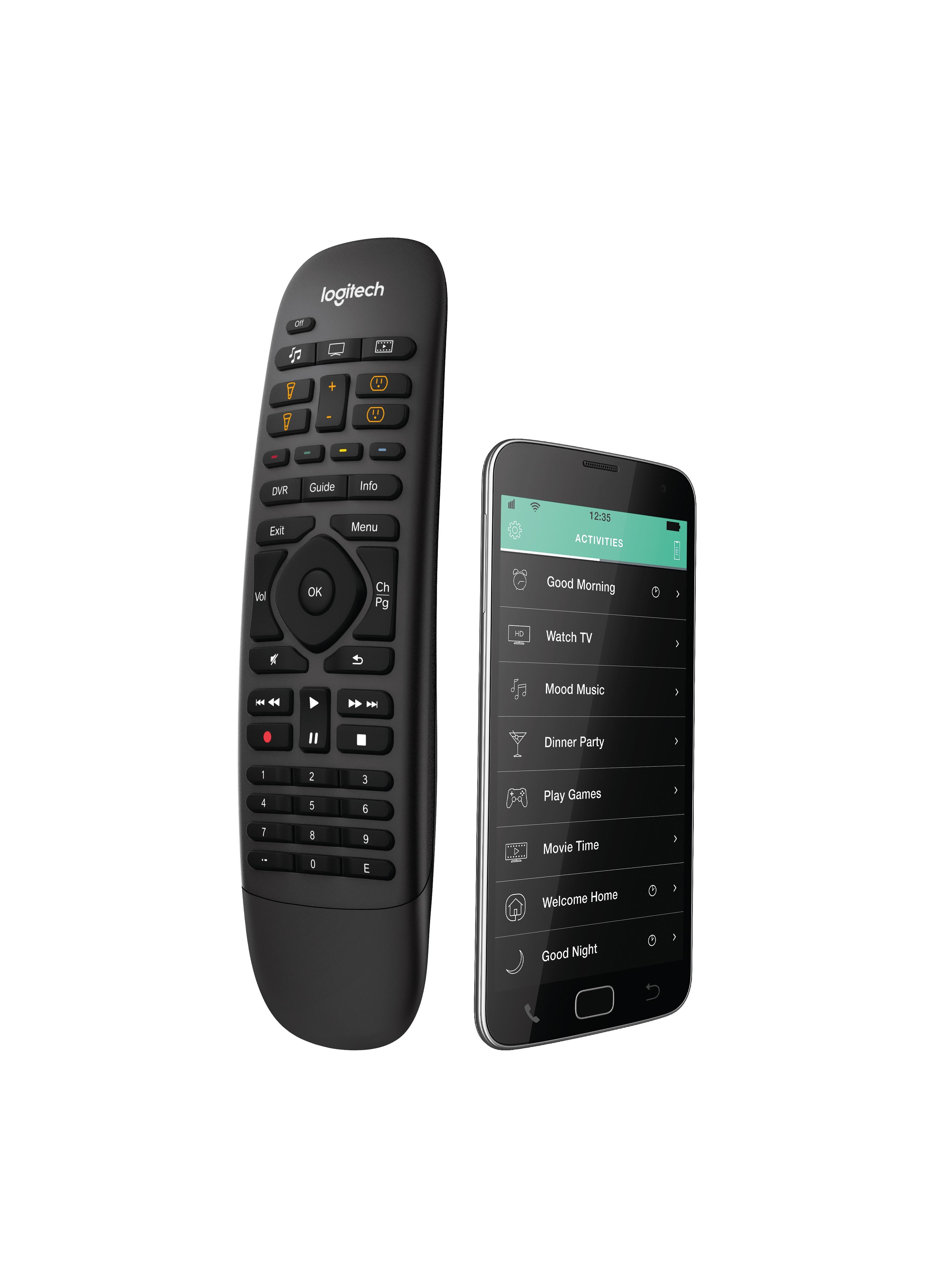 Logitech HarmonyÃ‚Â® Companion telecomando IR Wireless/Wi-Fi Audio, DVR, Console da gioco, Sistema Home cinema, PC, Smartp