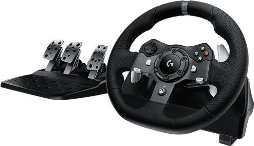 Logitech G920 Nero USB 2.0 Sterzo + Pedali Xbox One (LOGITECH G920 DRIVING FORCE RACING WHEEL XBOX AND PC)