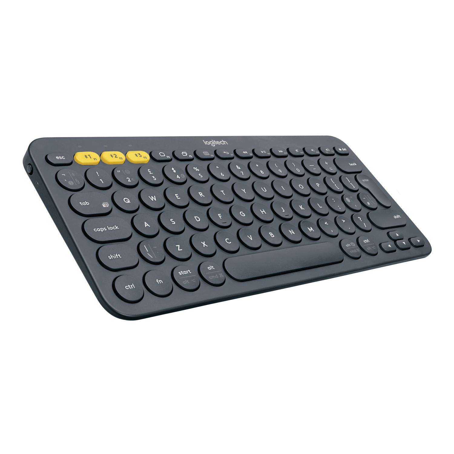 TASTIERA LOGITECH WIRELESS BLUETOOTH MULTI-DEVICE K380 - si possono connetter sino a 3dispositivi contemporaneamente- 920-007574