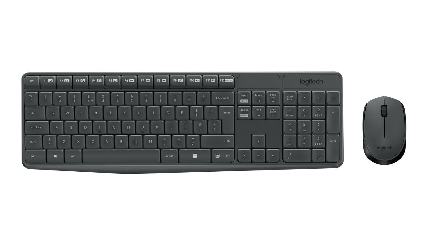 Tastatur-Layout DE Maus LED-rot/IR 1000dpi Anbindung kabellos (2.40GHz)