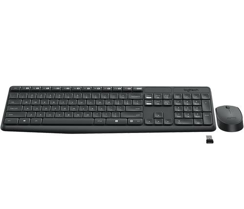 Logitech MK235 tastiera Mouse incluso RF Wireless Ungherese Grigio (MK235 WIRELESS KEYBOARD / MOUSE - GREY-HUN-2.4GHZ-INTNL) -