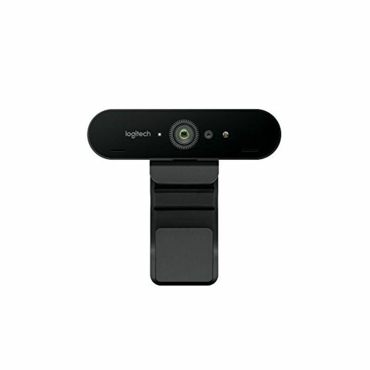 WEBCAM LOGITECH BRIO 4K Ultra HD x videoconferenzastreaming e registrazioni Zoom digitale 5x in Full HD RightLight 3 e HDR