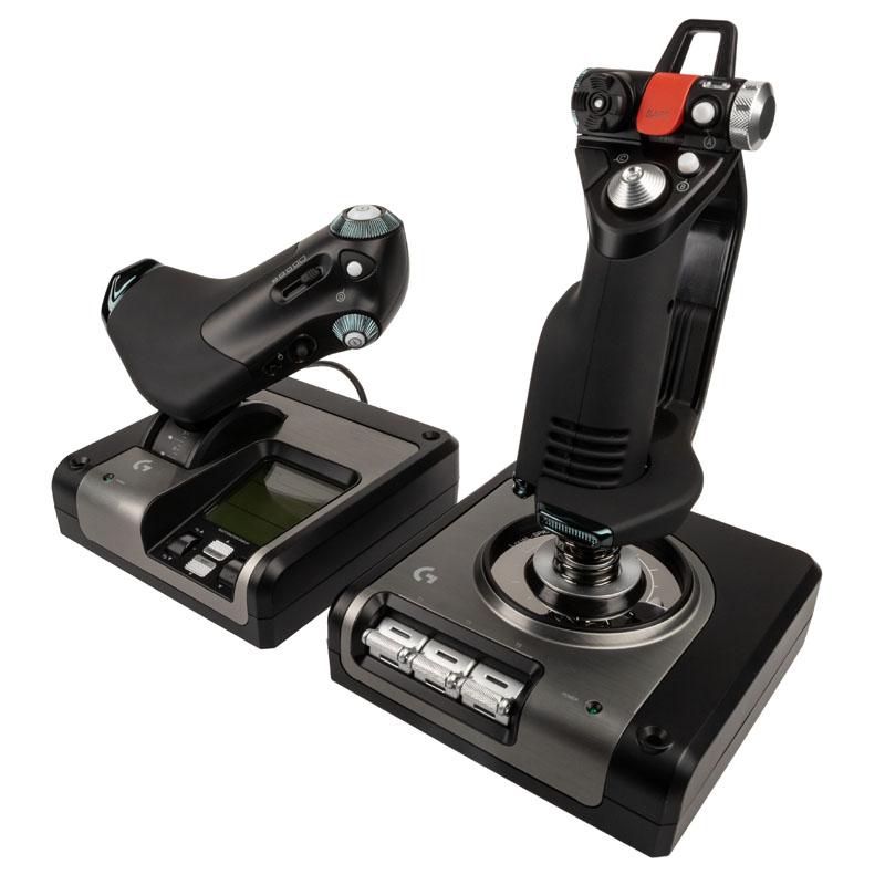 Logitech X52 Pro Flight Control System Simulazione di Volo (G Saitek X52 Pro Flight Control System)