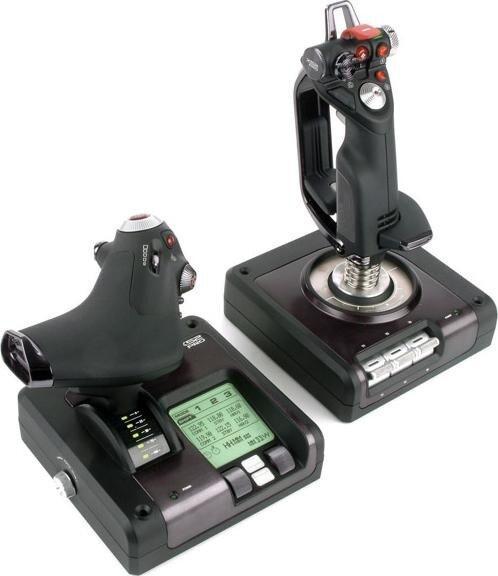 Logitech X52 Pro Flight Control System Simulazione di Volo (G Saitek X52 Pro Flight Control System)