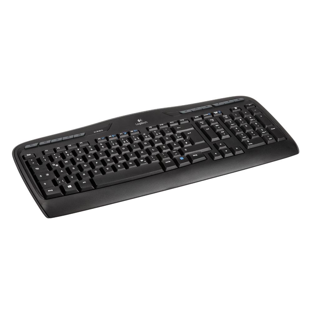 Tastatur-Layout DE Maus LED-rot/IR 1000dpi Anbindung kabellos Extras 13 Multimediatasten