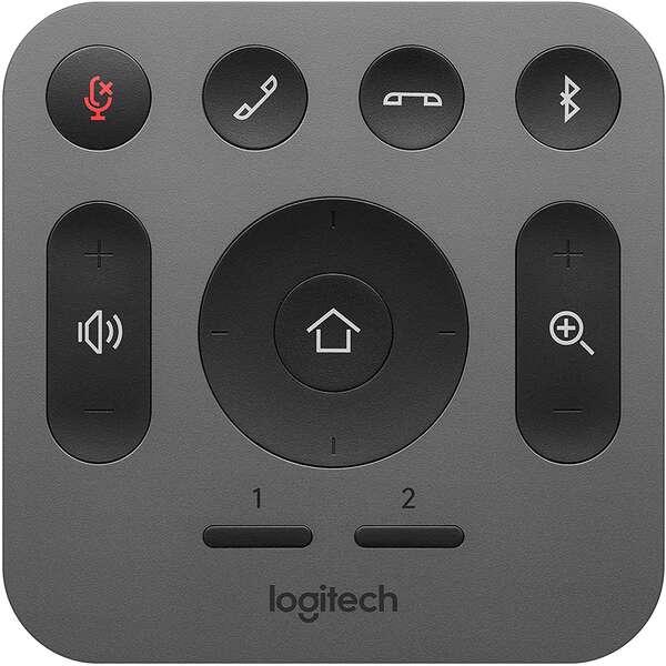Logitech MeetUp telecomando RF Wireless Webcam Pulsanti (Logitech - Remote control - for P/N: 960-001101, 960-001102)