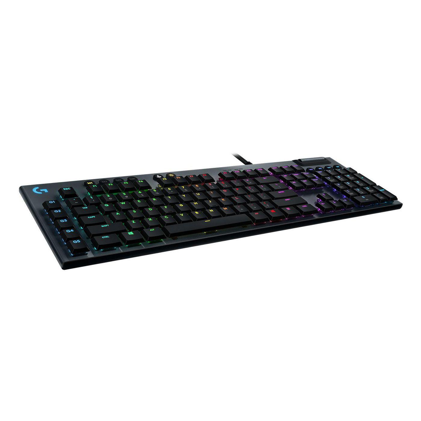 LOGITECH G815 LIGHTSYNC RGB MECHANICAL GAMING KEYBOARD - GL LINEAR - CARBON - US INT'L - INTNL