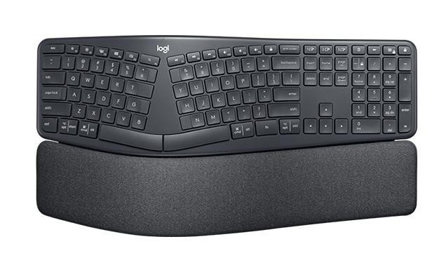 Logitech Ergo K860 tastiera Universale RF senza fili Bluetooth QWERTZ Tedesco Grafite