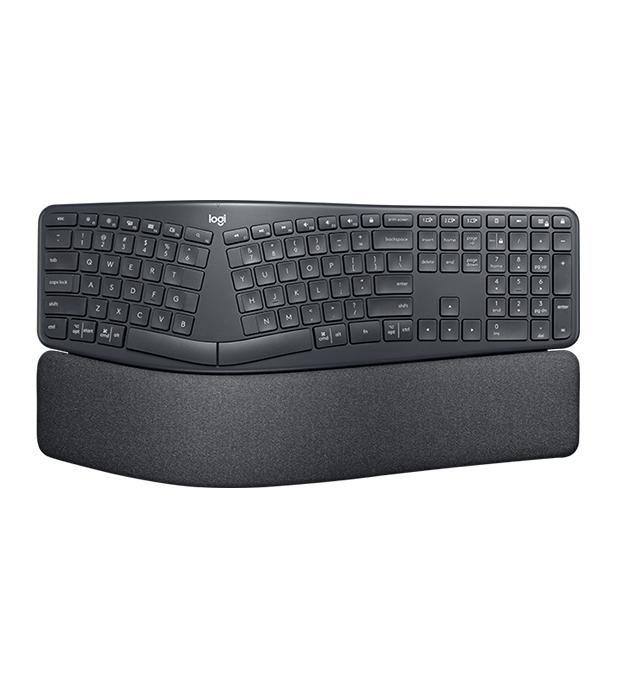 Logitech Ergo K860 tastiera RF senza fili Bluetooth QWERTY Nordic Grafite (ERGO K860 GRAPHITE PAN NORDIC - ND) - Versione Tede