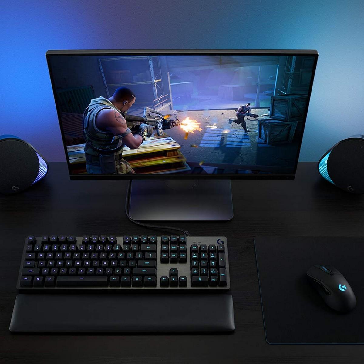 LOGITECH G513 CARBON LIGHTSYNC RGB MECHANICAL GAMING KEYBOARD GX BROWN CARBON FRA CENTRAL