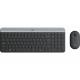 TASTIERA LOGITECHMOUSE Wireless Desktop MK470 COMBO USB ULTRASOTTILI Colore GRAFITE 920-009196