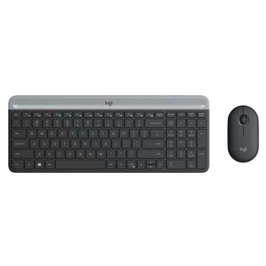 Logitech MK470 tastiera Mouse incluso RF Wireless QWERTY Spagnolo Grafite