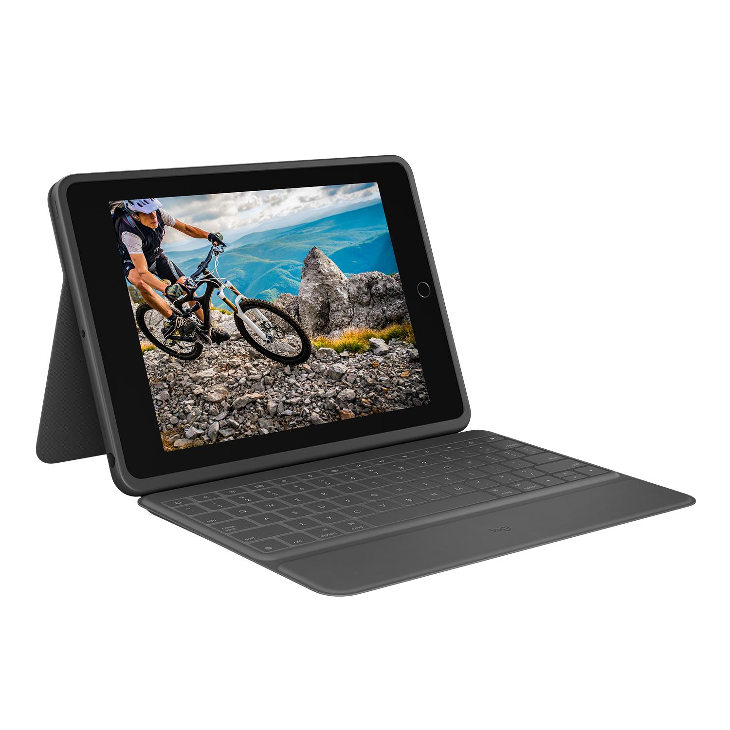 LOGITECH RUGGED FOLIO POUR IPAD (7EME GENERATION )FR GRAPHITE