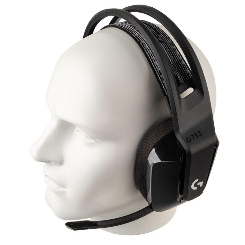 Logitech G G733 Wireless Headset Auricolare A Padiglione Giocare Nero (G733 LightSpeed Wireless RGB - Gaming Headset - BLACK -