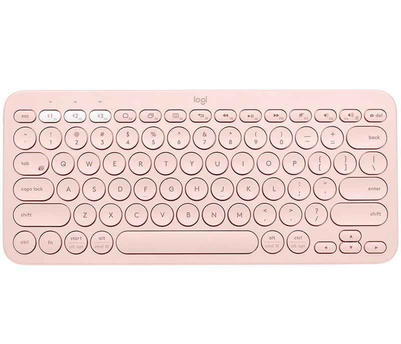 Logitech K380 Multi-Device tastiera Universale Bluetooth QWERTZ Tedesco Rosa