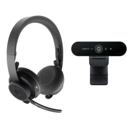 LOGITECH BUNDLE CACQUE SANS FIL ZONE + WEBCAM BRIO 4K