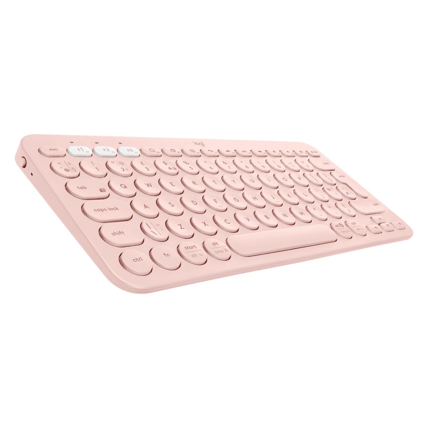 Logitech K380 Multi-Device Tastiera Bluetooth Wireless Design Easy-Switch Sottile Portatile 2 Anni di Batteria Funziona con PC