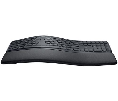 Logitech Ergo K860 tastiera RF senza fili + Bluetooth Francese Grafite (ERGO K860 - GRAPHITE - FRA - 2.4GHZ/BT - N/A - CENTRAL)